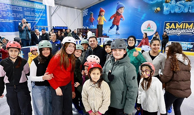 Nevşehir'de Mobil Buz Pateni Coşkusu!