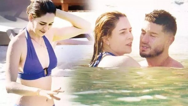 Berk Oktay ve Yıldız Çağrı Atiksoy, tatilde fit görünümleriyle dikkat çekti… Çift aşklarını her yerde gösteriyor! Baş başa romantik anlar…
