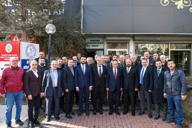  Turgut Altınok Ankara Mobilyacılar Lakeciler Odası'nı ziyaret etti!