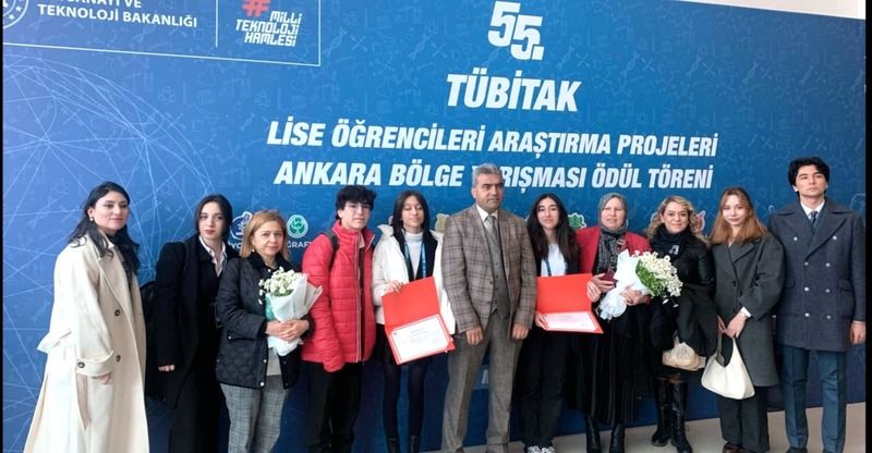 Çankaya Hacı Ömer Tarman Anadolu Lisesi başarıdan başarıya koşuyor!