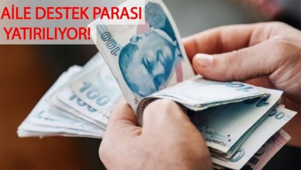  Aile Destek Programı Kapsamında Yapılan Yardımlar Bugün Yatırılıyor