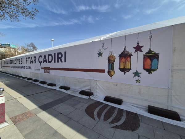 Sincan'da iftar çadırları kuruldu! İşte o noktalar