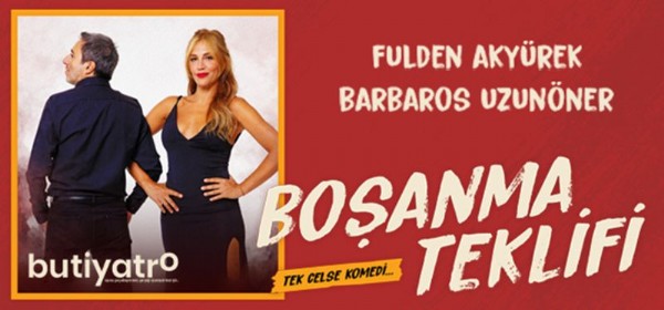 Çok sevilen güldüren oyun 'Boşanma Teklifi' sahnede!