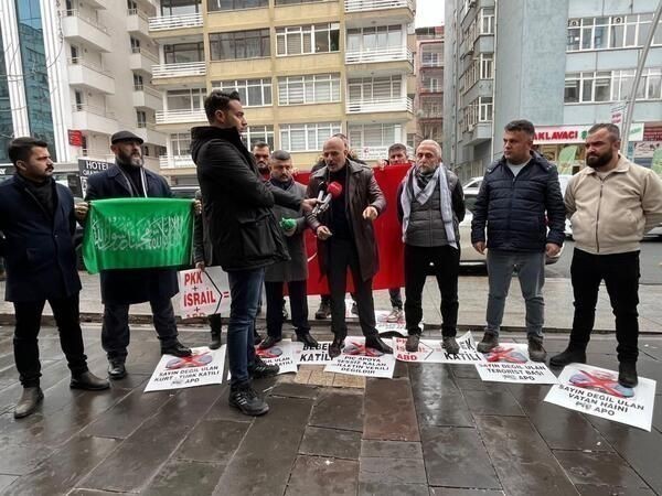  HDP Ankara İl Başkanlığı önünde protesto!
