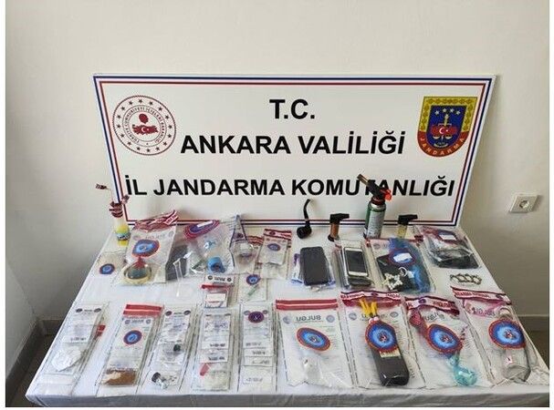  Ankara'da uyuşturucu imalatı ve satışı yapan şahıslara operasyon!