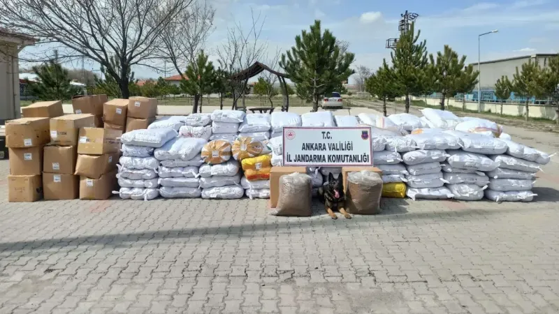 Ankara'da kaçak tütün operasyonu: Milyon liralık ürün ele geçirildi!