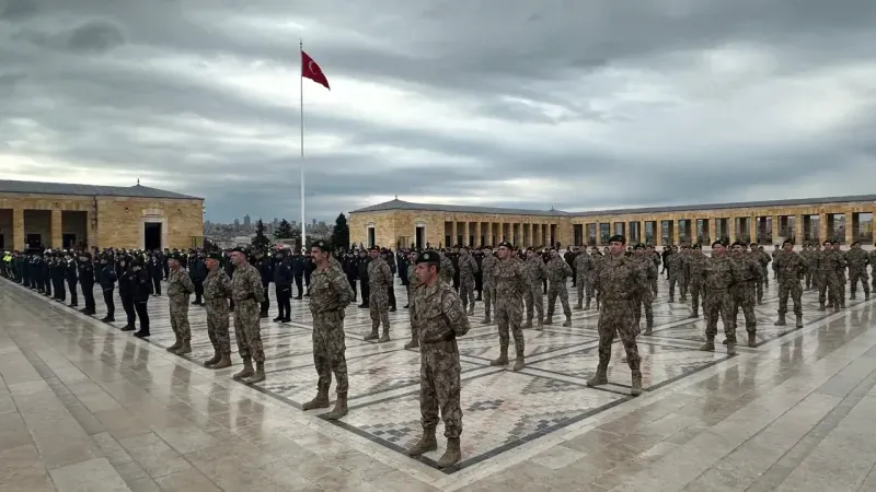 Emniyet Teşkilatı, Türk Polis Teşkilatının 179. kuruluş yıl dönümünde Anıtkabir'i ziyaret etti