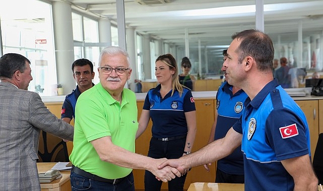  Başkan Deveciler, zabıta haftasını kutladı
