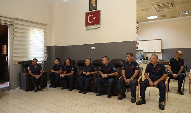  Başkan Mehmet Ertaş, İtfaiye Haftası'nı kutladı