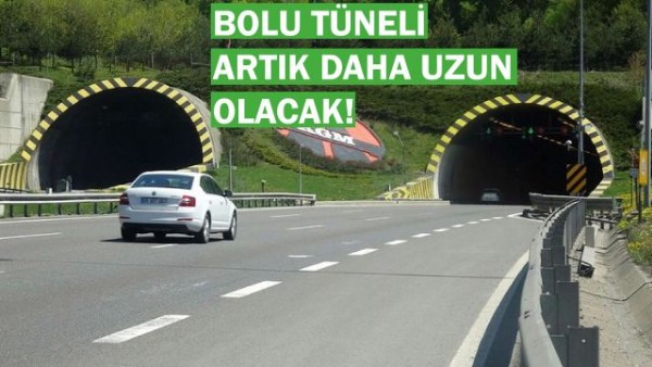  Bolu Dağı Tüneli 70 Metre Daha Uzatılacak