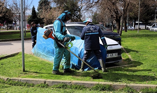 Kocaeli'de Parklar İçin Bakım Çalışmaları Devam Ediyor
