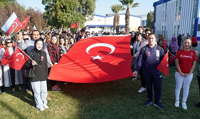  Ege Üniversitesinde, Cumhuriyet Bayramı coşkuyla kutlandı