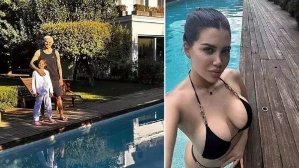 Mauro Icardi'nin eşi Wanda Nara'nın kalça şovu: Lüks evinden paylaştı, gören hayret etti!