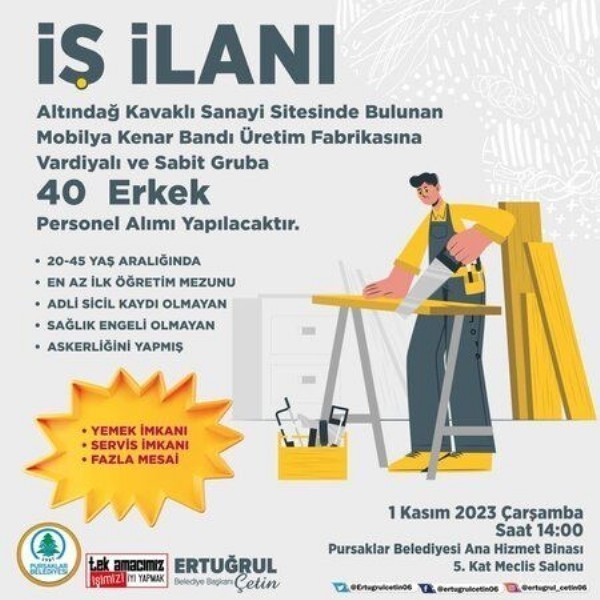  Ankara'da iş arayanlar müjde! O tarihte birçok personel alımı yapılacak