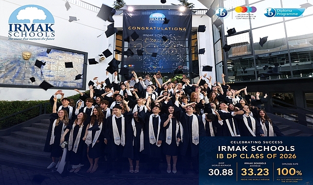 Irmak Okulları'ndan %100 IB DP Başarısı!