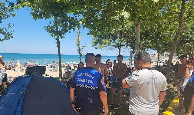 Kandıra Plajlarında Çadır Denetimi Başladı!