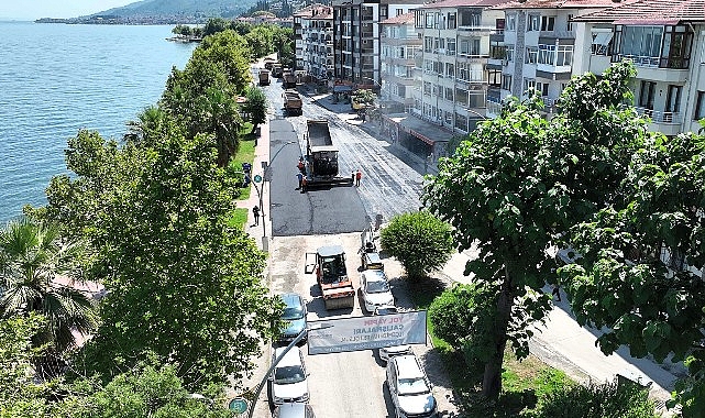 Karamürsel Plaj Yolu Caddesi Yenilendi!