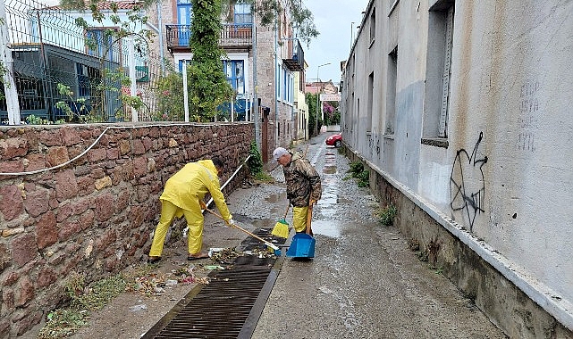 Ayvalık’ta Sel Riskine Karşı Önlemler Alındı