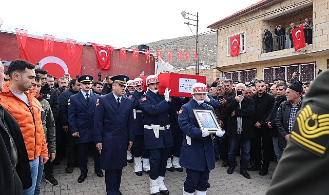  Şehit Astsubay Hüseyin Şpek'in Cenazesi Defnedildi