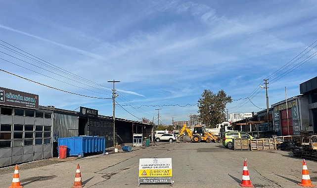 Beşevler Sanayi Site'sinde yollar yenileniyor!