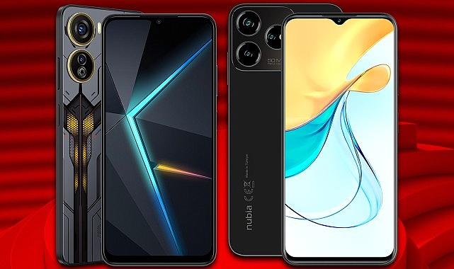  Nubia'nın iki yeni modeli Vodafone ile Türkiye pazarında.