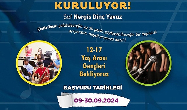 Osmangazi Belediyesi Gençlik Orkestrası ve Korosu kuruyor