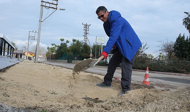 Tekirova'da Kaldırım Çalışması Hızla Devam Ediyor!