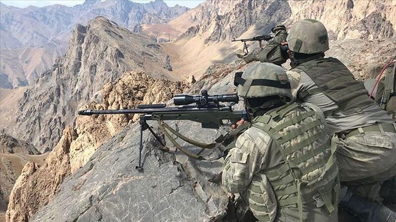  Irak'ın Kuzeyi'nde 2 terörist etkisiz hale getirildi