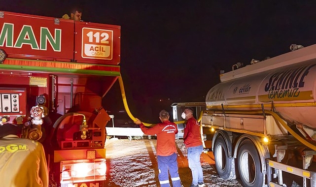 Silifke'de Orman Yangınına Müdahale Devam Ediyor
